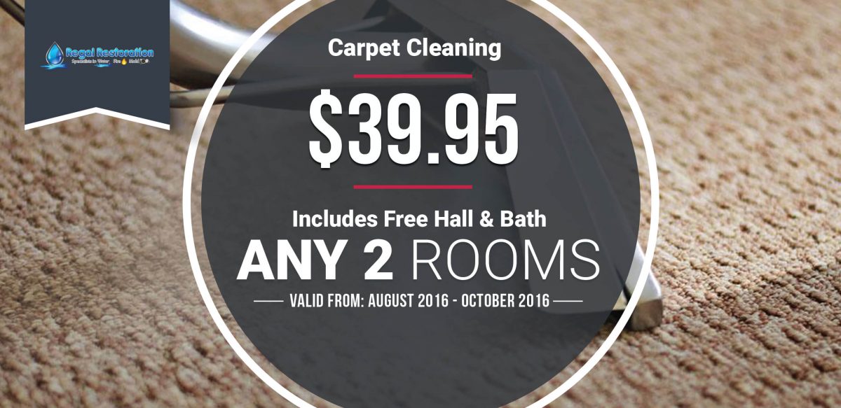Carpet Cleaning and Water Damage Removal Specials Regal Restoration
